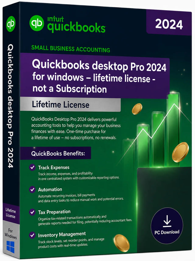 QuickBooks Desktop Pro 2024 – Windows, US Edition