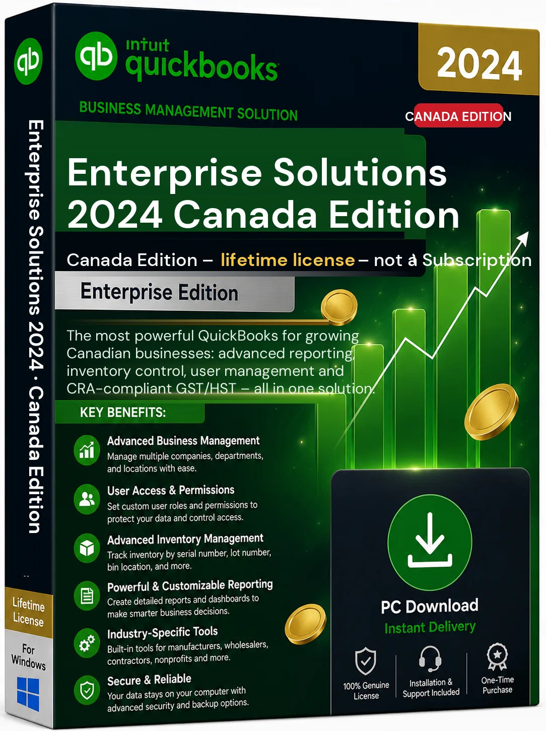 QuickBooks Enterprise Solutions 2024 – Windows, Canada Edition