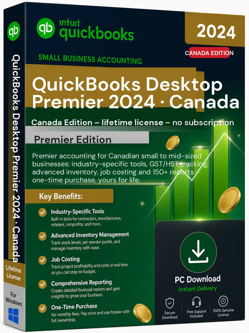 QuickBooks Desktop Premier 2024 – Windows, Canada Edition