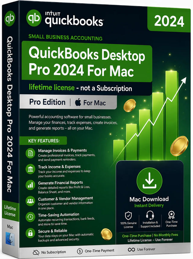QuickBooks Desktop Pro 2024 for Mac – US Edition